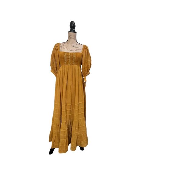 chinese dress ladies Beige Cutout Tiered Mini Dress | Free People main image 0
